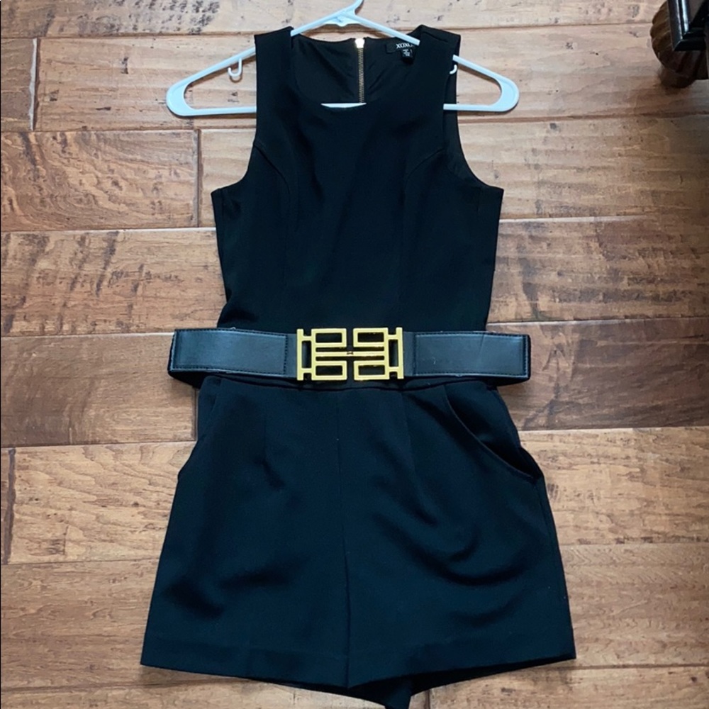 Black dressy romper